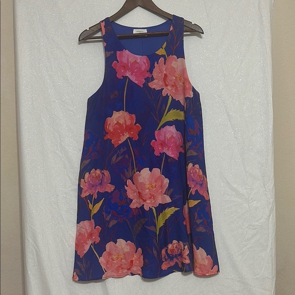 Dresses & Skirts - Blue, Pink, and Yellow Everly dress. Size large